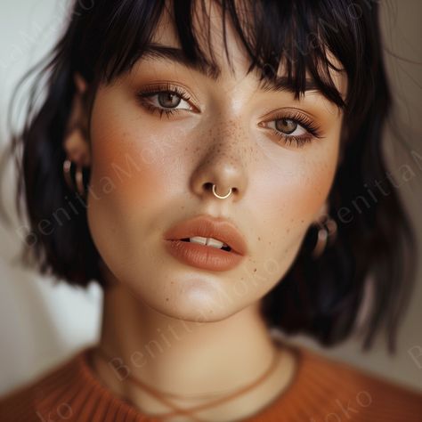 The Thick Septum Ring also will fit nose, lip, helix, tragus, septum and cartilage piercings. These hoops come in a variety of diameters and finishes (scroll down to check). Larger diameter is better than too small for piercings. Don't miss out on our sales! Check out our shop to find your favorite items: https://www.etsy.com/shop/Benittamoko ---------------♥OPTIONS TO SELECT♥--------------- ★ DIAMETERS: 7, 8, 9, 10mm NOT SURE WHAT DIAMETER YOU NEED? Use a ruler to measure the distance from your Cute Small Septum Piercing, Tiny Septum Piercing, Septum Piercing Small, Septum Piercing Aesthetic, Girls With Nose Rings, Small Septum Piercing, Hoop Septum Piercing, Small Septum, Septum Nose Piercing