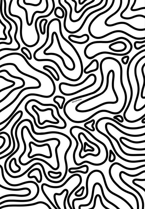 Graphic Design Pattern, Cool Coloring Pages, Cute Coloring Pages, Coloring Book Art, Interior Home, Coloring Book Pages, Colouring Pages, Abstract Shapes, Home Decorating