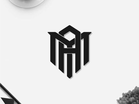 Logos, Ma Monogram, Tie Knots Men, Monogram Logo Letters, English Logo, Initials Logo Design, Logo Creator, Elbow Tattoos, Monogram Logo Design