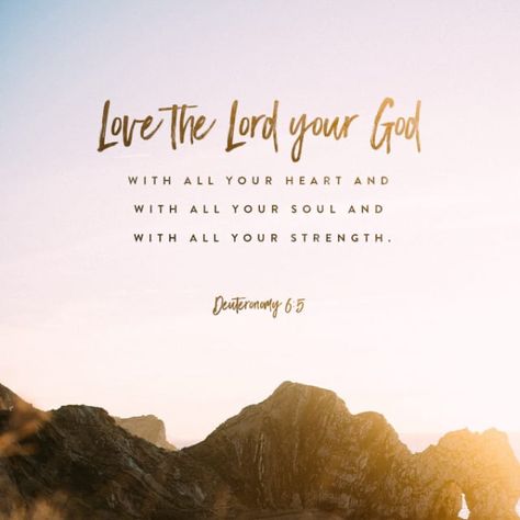 Daily Word – Love Him – freely whole {living} Deuteronomy 6 5, Deuteronomy 31, Deuteronomy 31 6, Deuteronomy 6, Uplifting Bible Verses, Greatest Commandment, New American Standard Bible, Daily Word, Inspirational Bible Verses