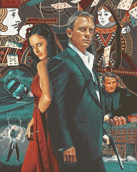 Casino Royale Aesthetic, Casino Glamour, Casino Royale Poster, James Bond Craig, James Bond Casino Royale, James Bond Casino, 007 Casino Royale, Casino Royale Movie, James Bond Movie Posters