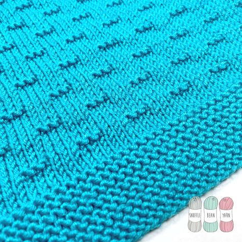 How to Knit the "Willow" Baby Blanket [Free Video Tutorial & Written Pattern!] - Snufflebean Yarn Baby Blanket Knitted, Easy Blanket Knitting Patterns, Blanket Knitted, Beginner Knitting, Knitting Baby, Knit Projects, Beginner Knitting Patterns, Knitted Blanket, Baby Blanket Knitting Pattern