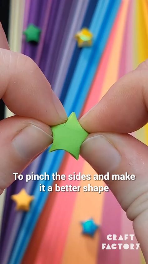 The Ultimate Paper Star Tutorial | Tips and tricks on how to make the best puff stars in town! 😆 | By Craft Factory Paper Star Tutorial, Craft Factory, Star Tutorial, Creative Stuff, Shape Crafts, Paper Stars, Origami Crafts, All Craft, Paper Projects