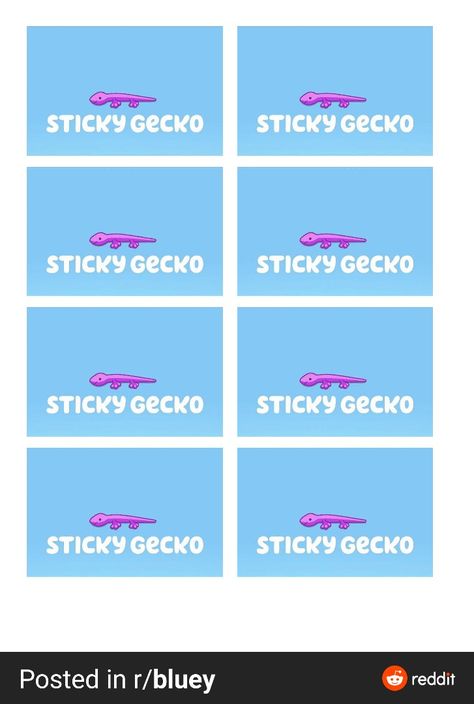 Bluey This Episode Of Bluey Is Called Sign, Bluey Sticky Gecko Label, Bluey Printable Food Labels, Bluey Party Ideas Printable, Bluey Party Favor Printables, Bluey Party Favor Labels, Sticky Gecko Printable, Bluey Party Food Labels Printable, Keepy Uppy Printable Bluey Free