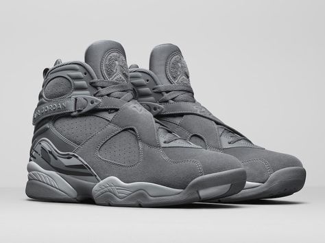 Sneaker News & Release Dates on Instagram: “The Air Jordan 8 "Cool Grey" is part of Jordan Brand's Fall 2017 Collection which was officially unveiled today. Tap the link in our bio…” Zapatillas Jordan Retro, Nike Air Jordan 8, Air Jordan 8, Jordan Outfits, Jordan 8, Nike Air Jordans, Nike Free Shoes, Nike Shoes Outlet, Air Jordan Shoes