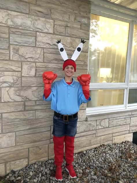 Mr Crabs Costumes, Mr Crabs Sponge Bob, Mr Krabs Costume, Diy Spongebob Costume, Squidward Costume, Mr Crab Spongebob, Sponge Bob Costume, Spongebob Costume Ideas, Squarepants Outfit