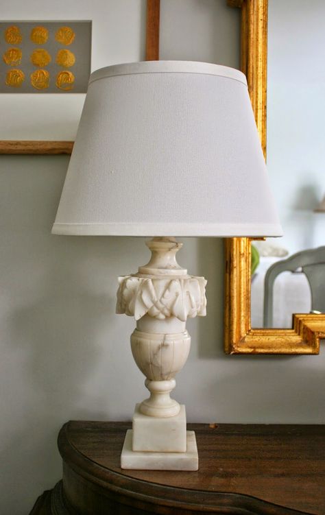 Inspire Bohemia: Alabaster Lamps: Classic Decor Country Lamp, Lamp Shades Diy, Lampshade Lamp, Lace Lamp, Victorian Lamp, Diy Lampshade, Cylinder Lamp, Glass Lamp Shades, Square Lamp Shades