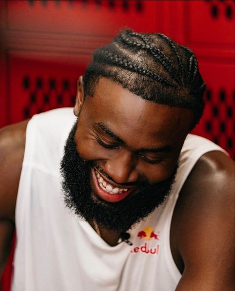 Jaylen Brown x Red Bull Jaylen Brown Braids, Cornrow Ideas, Brown Braids, Jaylen Brown, Black Men Hairstyles, Jayson Tatum, Mens Braids Hairstyles, Men Hairstyles, Mens Braids