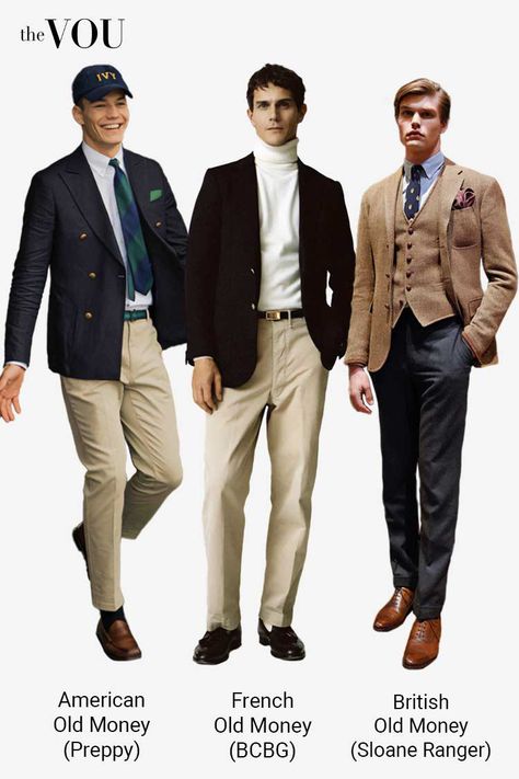 Old Money Explained - Men Style Guide to the Wealthy Look Millionaire Outfit Men, Classic Men Outfit Classy, Men’s Old Money Aesthetic, Royal Men Outfit, Old Money Outfits Men Formals, Old Money Fashion Man, Mens Old Money Style, Old Rich Aesthetic Outfits, Old Money British