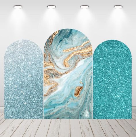 Party Arch Backdrop, Green And Gold Marble, Chiara Backdrop, Party Arch, Arched Wall, Shimmer Wall, Backdrop Frame, Marble Arch, Arch Backdrop