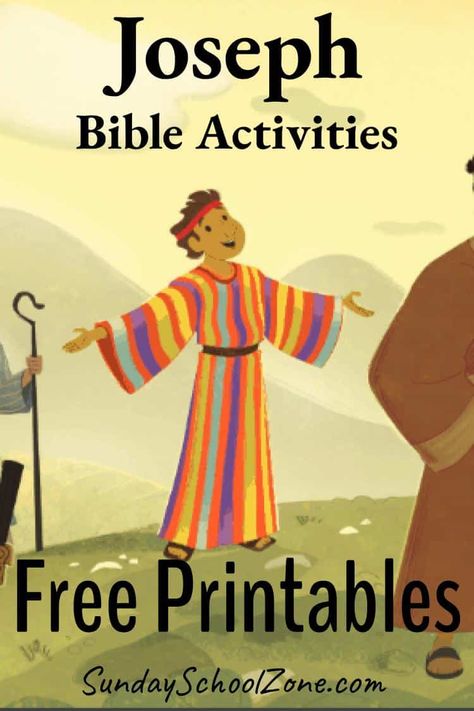 Crafts For Joseph Bible Story, Joseph Preschool Craft, Joseph In Bible, Joseph Preschool Lesson, Joseph's Coat Craft, Story Of Joseph Crafts, Joseph Bible Crafts Preschool, Story Of Joseph Activities, Joseph Activities For Kids Sunday School