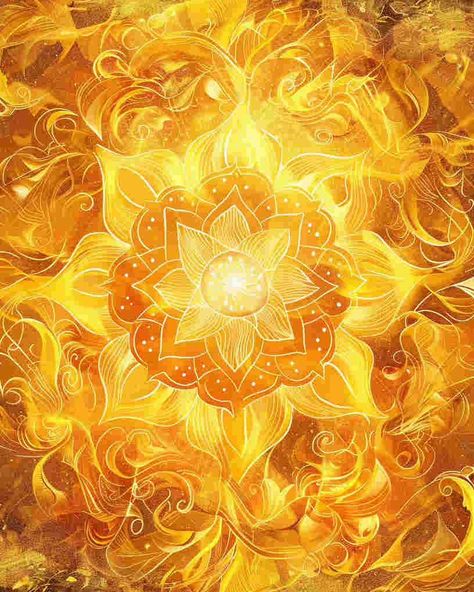 3rd Chakra Mandala🔥｜original spiritual artwork 🧚🏻original AI art combine with spirituality 👉commercial use unavailable #healingart #spiritualart #spiritualawakenings #spiritualhealing #arthealing #aiartist Sacral Chakra Art, 8th Chakra, 3rd Chakra, Chakra Mandala, Manipura Chakra, Metaphysical Art, Chakra Art, Spiritual Artwork, Celestial Art