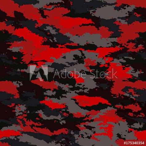 Military Background, Red Camouflage, Red Camo, Doodle On Photo, Mobile Wallpaper, Adobe Stock, Camouflage, Camo, Stock Vector