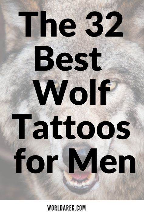 The  Best Wolf Tattoos for Men - Find awesome design ideas about wolf tattoo.  #tattoo #tattoos    #inkedup Wolf Tattoos Men Simple, Lone Wolf Tattoo Men Forearm, Wolf Sleeve Tattoo Design, Best Wolf Tattoos For Men, Vampire Tattoo Designs Men, Gemini Wolf Tattoo, Wolf Leg Tattoo Men, Wolf Calf Tattoo Men, Wolf Shoulder Tattoo Men