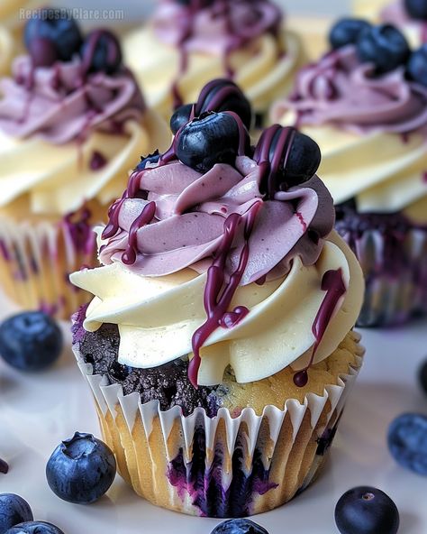 White Chocolate Blueberry Cheesecake Cupcakes, White Chocolate Blueberry Cheesecake, Chocolate Blueberry Cheesecake, Blueberry Cheesecake Cupcakes, Cake Mix Cupcakes, Chocolate Cherry Cookies, White Chocolate Shavings, Chocolate Blueberry, Blueberry Cupcakes