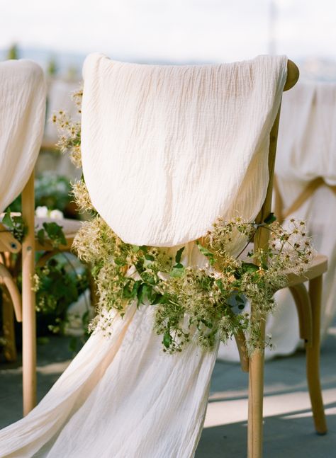 Read More: https://www.stylemepretty.com/2019/01/24/lush-rooftop-wedding-at-villa-la-vedetta-in-florence/ Bride Groom Chair, Wedding Chair Decorations, Chair Decor, Ceremony Design, Brown Design, Rooftop Wedding, Wedding Chair, Chair Decorations, Wedding Aisle