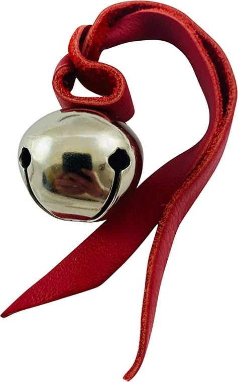 Amazon.com: Westmon Works Believe Ornament Metal Sleigh Bell on Leather Cord Christmas Tree Decoration with Gift Bag : Home & Kitchen Sleigh Bell, Christmas Tree Decoration, Reference Photos, Tree Decoration, Leather Cord, Tree Decorations, Christmas Tree Decorations, Art Sketches, Home Kitchen