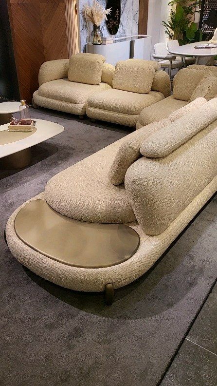 Bigbosshop.com | Corner Sofa (395x375cm) #furniture #sofa #livingroom #bedroom | Instagram Unique Sofa Design Living Rooms, Sofa 2024, Sofa Design Living Rooms, U Shape Sofa, Instagram Corner, Salas Lounge, Corner Sofa Living Room, Sofa Luxury, Interior Design Principles