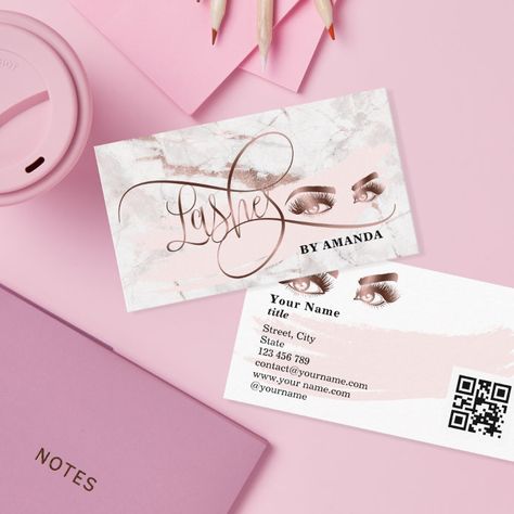 Qr Code Business, Eyes Lashes, Qr Code Business Card, Shop Makeup, Eyebrow Makeup, Minimalist Logo, Business Card Design, Qr Code, Modern Minimalist