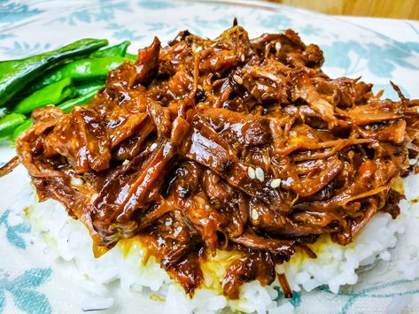 Slow Cooker Orange Beef Orange Beef Crockpot, Orange Beef Recipe, Simply Shredded, Orange Beef, Slow Cooker Brisket, Beef Roast, Slow Cooker Roast, Animal Based, Crockpot Beef