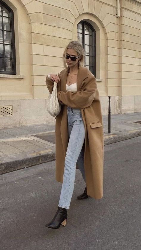 10+ CHIC FALL OUTFITS FOR AUTUMN | FALL OUTFITS 2023 Alledaagse Outfit, Winter Mode Outfits, Easy Patterns, Chic Fall Outfits, Stil Inspiration, Looks Street Style, Mode Ootd, Modieuze Outfits, Camel Coat