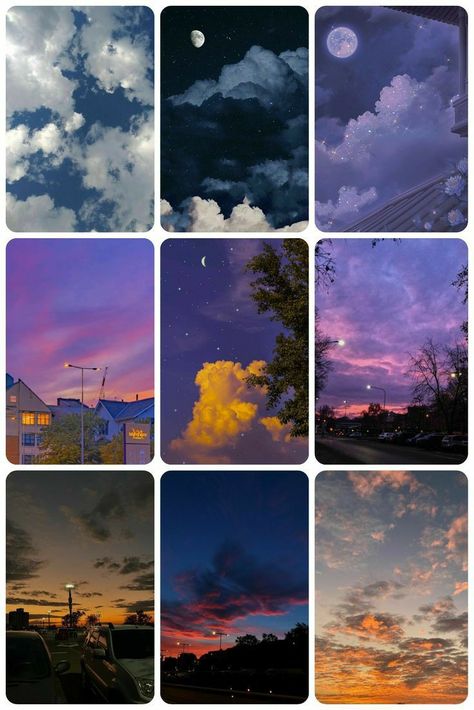 Aesthetic Sky Stickers Printable, Aesthetic Journal Pictures Printable, Scenery Printables, Aesthetic Pictures For Scrapbooking, Sky Stickers Printable, Aesthetic Pictures Printable, Vintage Aesthetic Stickers Printables, Phone Cover Stickers, Book Cover Art Diy