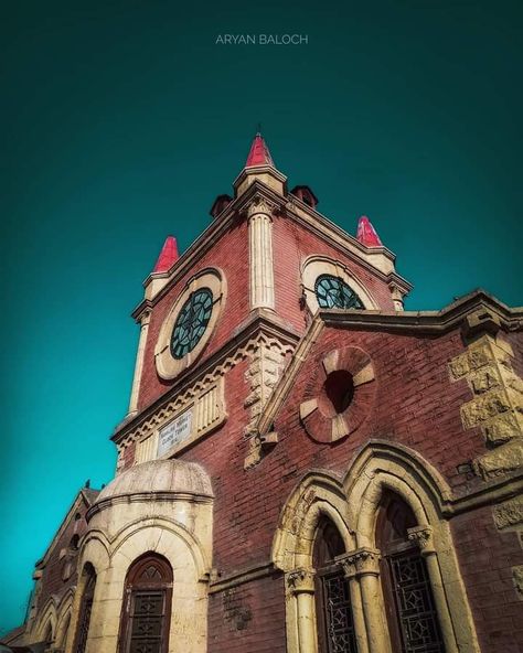 Hyderabad Sindh Tower Market Hyderabad Sindh Pakistan, Hyderabad Pakistan, Old Building, Nature Landscape, Hyderabad, Notre Dame, Pakistan, Cafe, History