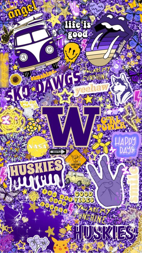 UW Seattle Collage. University, college, collage, lock screen, home screen, wallpaper, background. Lock Screen Home Screen Wallpaper, College Background, Uw Seattle, College Collage, Future Aspirations, College Announcements, Lock Screen Home Screen, Uw Huskies, College Wallpaper