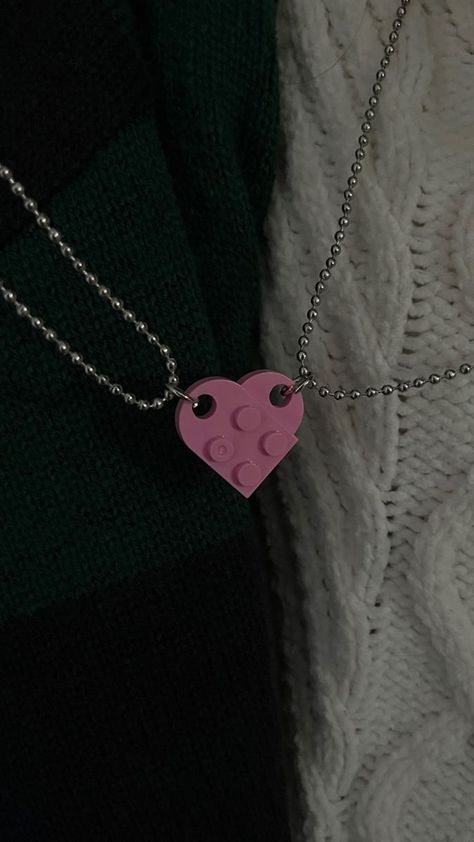 Ideas For Long Distance Boyfriend, Lego Heart Necklace, For Long Distance Boyfriend, Lego Necklace, Gifts For Boyfriend Long Distance, Boyfriend Long Distance, Relationship Jewelry, Long Distance Relationship Gift, Long Distance Boyfriend