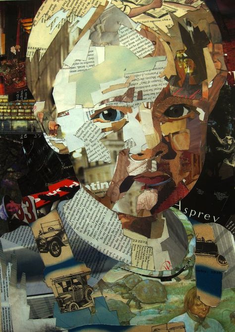 Kollage Konst, L'art Du Portrait, Collage Portrait, Art Du Collage, Collage Kunst, Collage Art Projects, Layered Art, Magazine Collage, Paper Collage Art