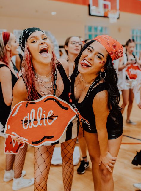 Rock And Roll Bid Day Theme, Rock And Roll Bid Day, Rock And Roll Theme Party Outfit, Rock And Roll Theme Party, Chi Omega Bid Day, Spring Recruitment, Recruitment Themes, Sorority Bid Day, Bid Day Themes