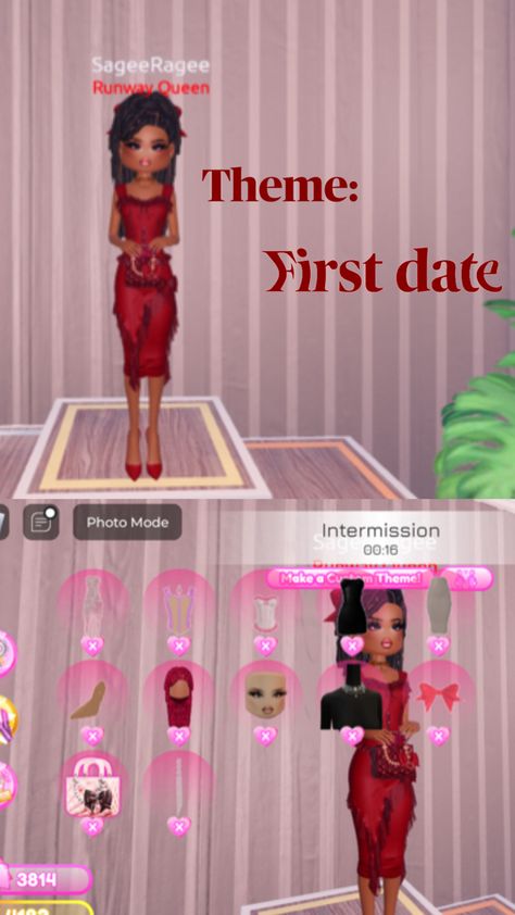 Dti dress to impress Custom Theme, First Date, Dress To Impress