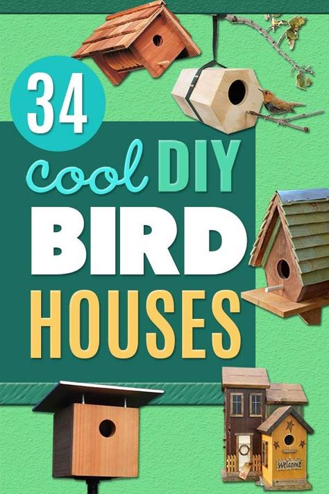 Diy Bird Houses, Bird House Plans Free, Kids Yard, Rustic Outdoor Decor, Homemade Bird Houses, Easy Bird, Bird Houses Ideas Diy, Bird House Feeder, Wooden Bird Houses