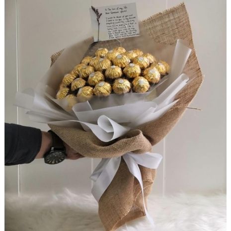 Rocher Bouquet, Ferrero Rocher Bouquet, Chocolate Board, City Cake, Ferrero Rocher Chocolates, Send Flowers Online, Online Cake Delivery, Online Flower Shop, Online Flower Delivery