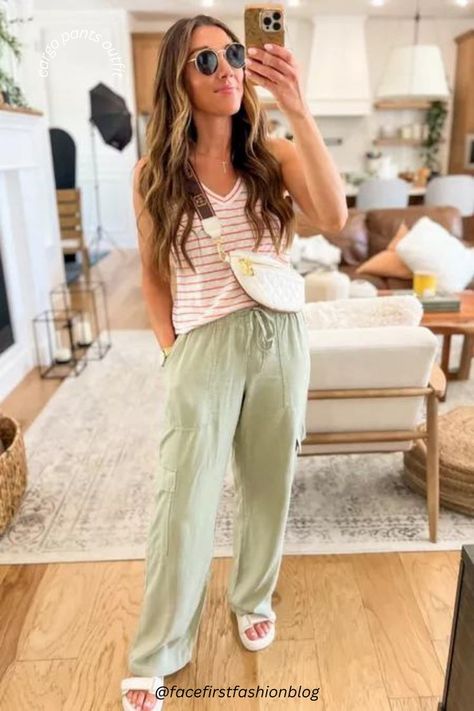 How to Style Green Cargo Pants. Cargo Pants Outfit. Streetwear Fashion Cargo Pants, Streetwear Fashion Cargo, Style Green Cargo Pants, Outfits For Women Streetwear, Style Cargo Pants Women, Fashion Cargo Pants, Pant Outfits For Women, Cargo Pants Outfit Women, How To Style Cargo Pants Women