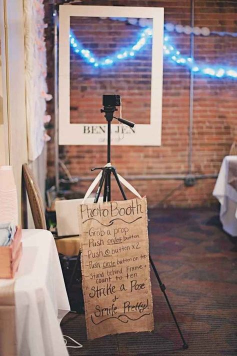 Polaroid Photo Booth | 37 Things To DIY Instead Of Buy For Your Wedding Polaroid Photo Booths, Diy Fotokabine, Photos Booth, Polaroid Photo, Diy Photo Booth, Wedding Photo Booth, Photo Booths, Diy Photo, Here Comes The Bride