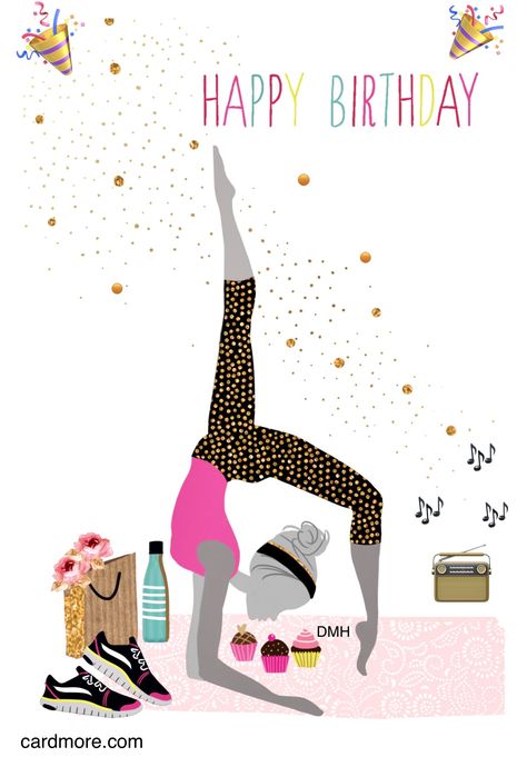 Happy Birthday Fitness, Happy Birthday Sara, Happy Birthday Yoga, Happy Birthday Woman, Sara Miller, Birthday Wishes Flowers, Birthday Greetings Friend, 40th Birthday Funny, Happy Birthday Art