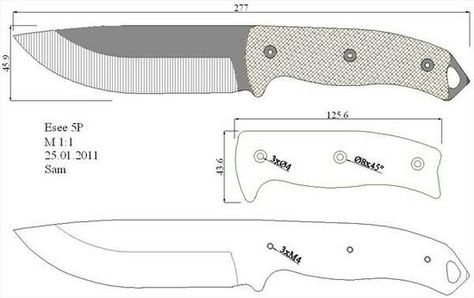 Ka-Bar Becker BK 2 template - Google Search Knife Templates, Knife Template, Knife Drawing, Knife Shapes, Knife Making Tools, Blacksmith Forge, Knife Patterns, Bushcraft Knives, Cool Knives