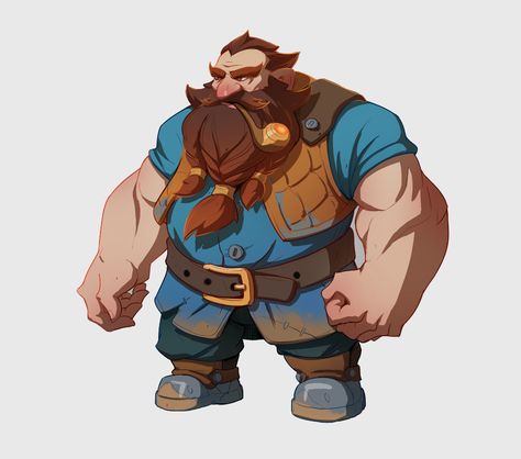 ArtStation - Dwarf Concept, Duy Van Concept Art Character, Dungeons And Dragons Characters, Game Concept Art, Game Character Design, Wow Art, Character Design Animation, Animation Design, Character Design Male, Character Ideas