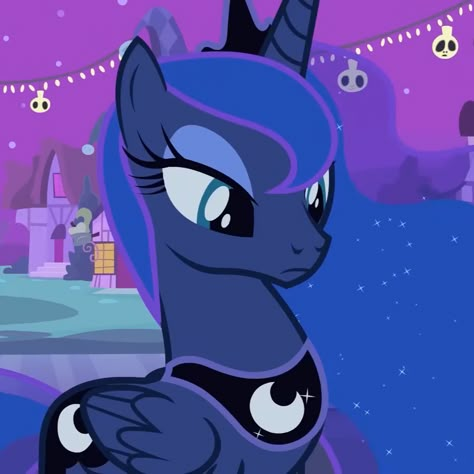 From My Little Pony: FiM S1E4 "Luna Eclipsed" tags: princess luna, my little pony, mlp icon pfp Princess Luna Cosplay, My Little Pony Icon, Luna Cosplay, Celestia And Luna, My Little Pony Princess, Nightmare Moon, Mlp Characters, Moon Princess, Princess Celestia