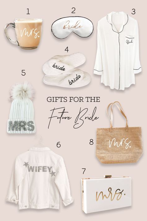 Bride Christmas Gifts, Future Bride Gifts, Cricut Bride Gifts, Personalized Bride Gifts, Gifts For The Bride To Be, Bridal Shower Gifts For Bride Ideas, Bridal Merchandise, Bachelorette Gift Ideas For Bride, Bride Cricut