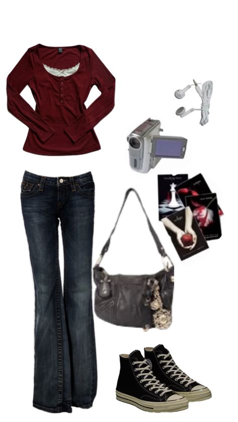 #outfitinspo #2000s #twilight #grungeish Twilight Outfits, Outfits 2000s, Downtown Outfits, 2000s Outfits, Neue Outfits, 2000s Fashion Outfits, Swaggy Outfits, Outfit Inspo Fall, Lookbook Outfits