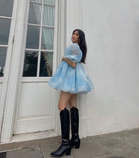 Poofy Dress, Concert Fit, Puffy Dresses, Prom Dress Inspiration, Aesthetic Outfit, Glam Dresses, Short Poofy Dresses, Melanie Concert, Short Puffy Dresses