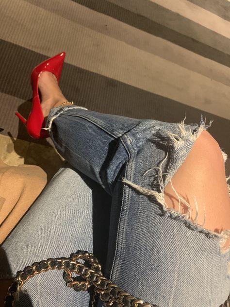 Date Night, Heels, Red