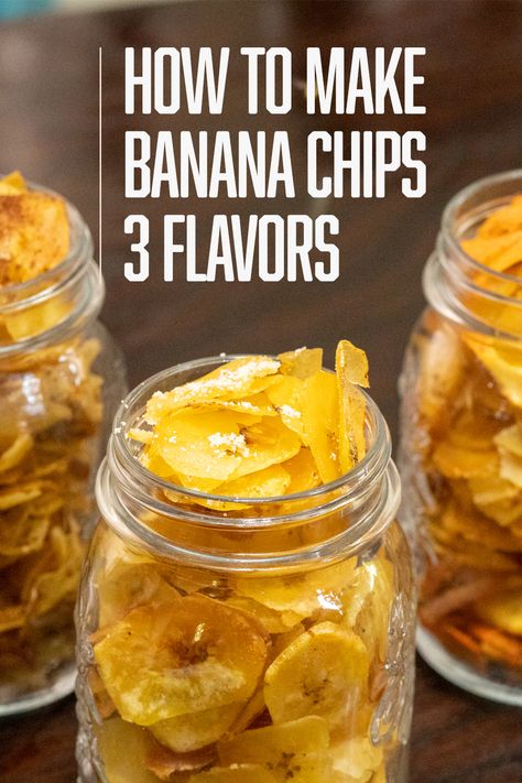 Banana Chips Dehydrator, Dehydrated Banana Chips, Banana Chips Recipe, Dehydrated Bananas, Rice Chips, Dried Banana Chips, Healthy Food Alternatives, Dehydrated Vegetables, Snacks Easy