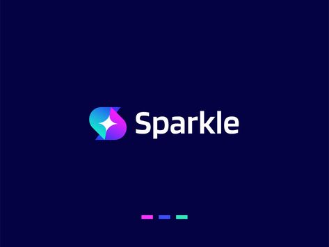 S+Sparkle Design on Behance Sparkle Logo Design, Sparkle Logo, Sports Design Ideas, Inspiration Logo Design, Beautiful Logos Design, Logo Minimalist, Corporate Logo, Abstract Logo, Star Logo