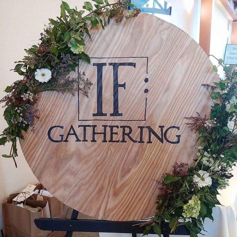 If Gathering 2024 Decor, If Gathering Decor, If Gathering 2024, Women’s Conference Decor, If Gathering, Gathering Ideas, Womens Conference, Entry Decor, Decor 2024