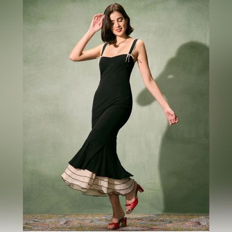 Chifon Dress, Slip Maxi Dress, Fall Wedding Guest Dress, Maxi Dress Black, High Waist Dress, Black Evening Dresses, Grad Dresses, Mermaid Evening Dresses, Gowns Of Elegance