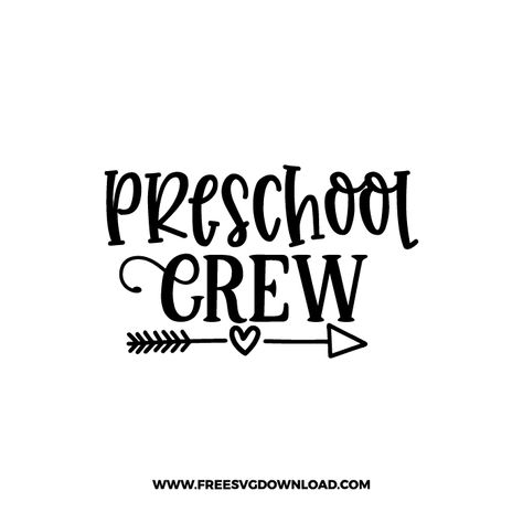 Preschool Svg Free, Free Teacher Svg Files For Cricut, Preschool Svg, Cricut Air 2, Kindergarten Svg, School Decal, Preschool Shirts, Graduation Svg, Diy School