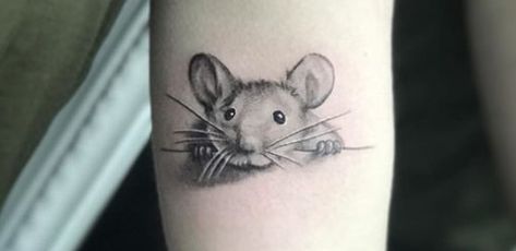 50+ Coolest Mouse Tattoo Ideas | PetPress Winston Tattoo, Small Mouse Tattoo, Mouse Tattoo Small, Little Mouse Tattoo, Mouse Tattoo Cute, Small Rat Tattoo, Cute Mouse Tattoo, Cute Rat Tattoo, Mice Tattoo